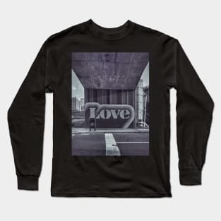 Graffiti Street Art Love Dumbo Brooklyn NYC Long Sleeve T-Shirt